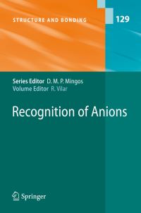 Book Cover for Recognition of Anions by Ramón Vilar, P Ballester