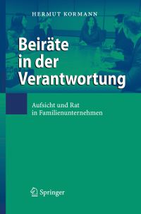 Book Cover for Beiräte in Der Verantwortung by Hermut Kormann