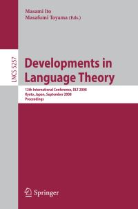 Book Cover for Developments in Language Theory Theoretical Computer Science and General Issues by Masami Ito, Masafumi Toyama