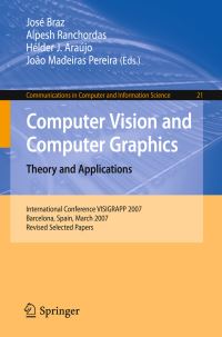 Book Cover for Computer Vision and Computer Graphics by VISIGRAPP Conference, José Braz