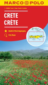 Book Cover for Crete Marco Polo Map by Marco Polo