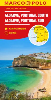 Book Cover for Algarve, Portugal South Marco Polo Map by Marco Polo