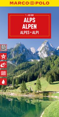 Book Cover for Alps Marco Polo Map by Marco Polo