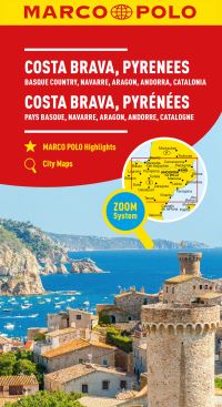 Book Cover for Costa Brava Marco Polo Map by Marco Polo