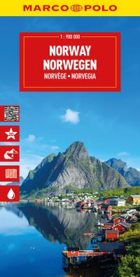 Book Cover for Norway Marco Polo Map by Marco Polo