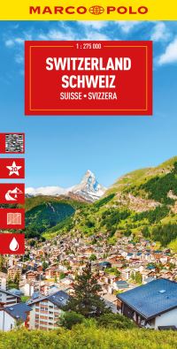 Book Cover for Switzerland Marco Polo Map by Marco Polo