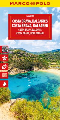Book Cover for Costa Brava Marco Polo Map by Marco Polo