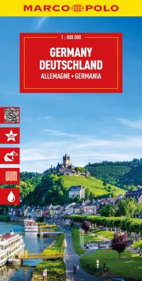 Book Cover for Germany Marco Polo Map by Marco Polo