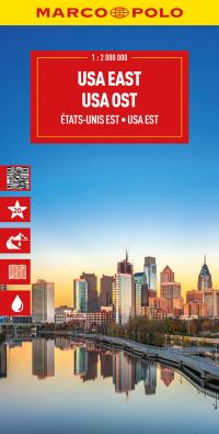 Book Cover for USA East Marco Polo Map by Marco Polo