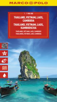 Book Cover for Thailand, Vietnam, Laos, Cambodia Marco Polo Map by Marco Polo