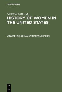 Book Cover for Social and Moral Reform by Nancy F Cott
