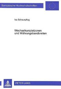 Book Cover for Wechselkurszielzonen Und Wahrungsbandbreiten by Isa Scheunpflug