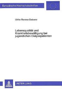 Book Cover for Lebensqualitaet Und Krankheitsbewaeltigung Bei Jugendlichen Dialysepatienten by Ulrike RavensSieberer