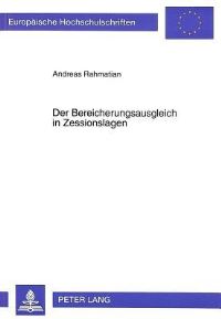 Book Cover for Der Bereicherungsausgleich in Zessionslagen by Andreas Rahmatian