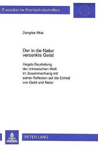 Book Cover for Der in Die Natur Versenkte Geist by Donghie Rhie