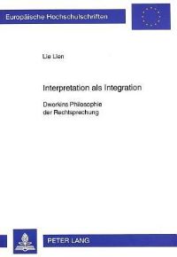 Book Cover for Interpretation Als Integration by Lie Lien