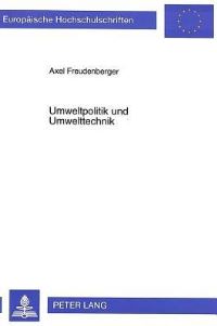 Book Cover for Umweltpolitik Und Umwelttechnik by Axel Freudenberger