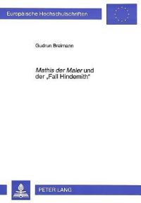 Book Cover for Mathis Der Maler Und Der Fall Hindemith by Gudrun Breimann