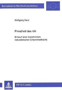 Book Cover for Privatheit Des Ich by Wolfgang Senz