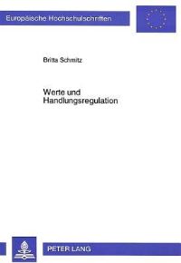 Book Cover for Werte Und Handlungsregulation by Britta Schmitz