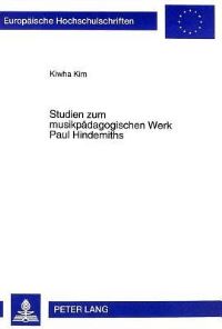 Book Cover for Studien Zum Musikpaedagogischen Werk Paul Hindemiths by Kiwha Kim