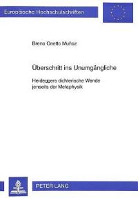 Book Cover for Uberschritt Ins Unumgangliche by Breno Onetto Muñoz