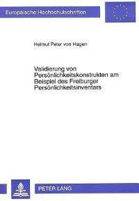 Book Cover for Validierung Von Personlichkeitskonstrukten Am Beispiel Des Freiburger Personlichkeitsinventars by 
