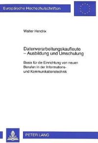 Book Cover for Datenverarbeitungskaufleute - Ausbildung Und Umschulung by Walter Hendrix
