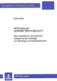 Book Cover for Ist Europa Ein Optimaler Waehrungsraum? by Laura Auria