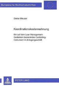 Book Cover for Koordinationskostenrechnung by Stefan Meuser