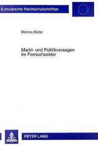 Book Cover for Markt- Und Politikversagen Im Fernsehsektor by Monica Mueller