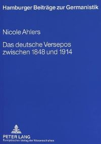 Book Cover for Das Deutsche Versepos Zwischen 1848 Und 1914 by Nicole Ahlers