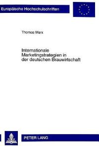 Book Cover for Internationale Marketingstrategien in Der Deutschen Brauwirtschaft by Thomas Marx