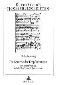 Book Cover for Die Sprache Der Empfindungen by Ulrike Brenning