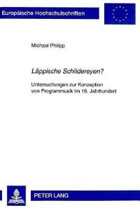 Book Cover for Lappische Schildereyen? by Michael Philipp