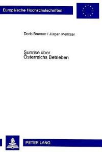 Book Cover for Sunrise Uber Osterreichs Betrieben by Jürgen Mellitzer, Doris Brunner