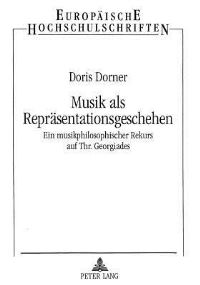 Book Cover for Musik Als Repraesentationsgeschehen by Doris Dorner