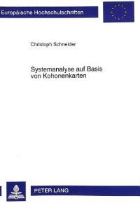 Book Cover for Systemanalyse Auf Basis Von Kohonenkarten by Christoph Schneider