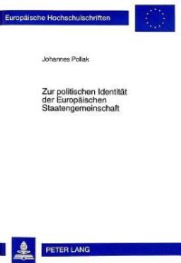 Book Cover for Zur Politischen Identitaet Der Europaeischen Staatengemeinschaft by Johannes Pollak