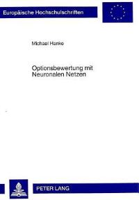 Book Cover for Optionsbewertung Mit Neuronalen Netzen by Michael Hanke