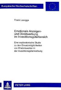 Book Cover for Emotionale Anzeigen- Und Direktwerbung Im Investitionsguterbereich by Frank Lasogga
