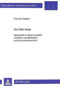 Book Cover for Die BSE-Krise by Christian Wolters