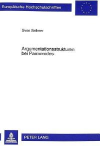 Book Cover for Argumentationsstrukturen Bei Parmenides by Sven Sellmer