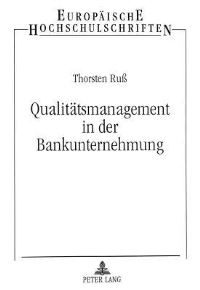 Book Cover for Qualitatsmanagement in Der Bankunternehmung by Thorsten Ruß
