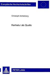 Book Cover for Karikatur Als Quelle by Christoph Achterberg
