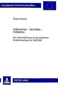 Book Cover for Volksrichter - Schoffen - Kollektive by Regina Mathes