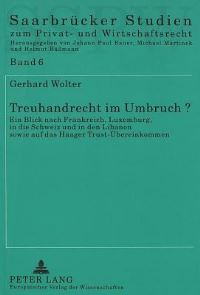 Book Cover for Treuhandrecht Im Umbruch? by Gerhard Wolter