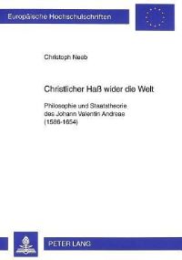Book Cover for Christlicher Hass Wider Die Welt by Christoph Neeb