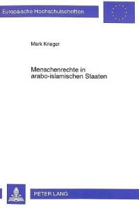 Book Cover for Menschenrechte in Arabo-Islamischen Staaten Am Beispiel Aegypten Und Sudan by Mark Krieger