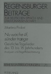 Book Cover for Nu Wache Uf, Suender Traege Analysen Und Begriffsbestimmung by Martina Probst